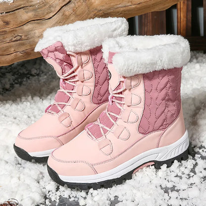Winter Boots For Women - Botas de Invierno de Mujer Classic Snow Boots Winter Warm Shoes Handmade Platform Boots Ankle