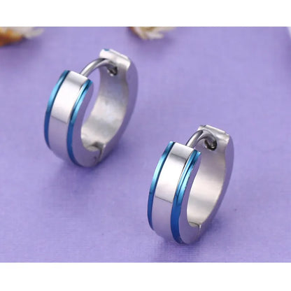 Women's Earrings Aretes para mujeres Small Stainless Steel Hoop Earring Stainless Steel Earings for Women Men