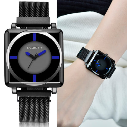 Women Watch Quartz Watches Metal Strap Magnet Buckle Dress Creative Waterproof Wristwatches Sports Man Clock Reloj para Mujeres