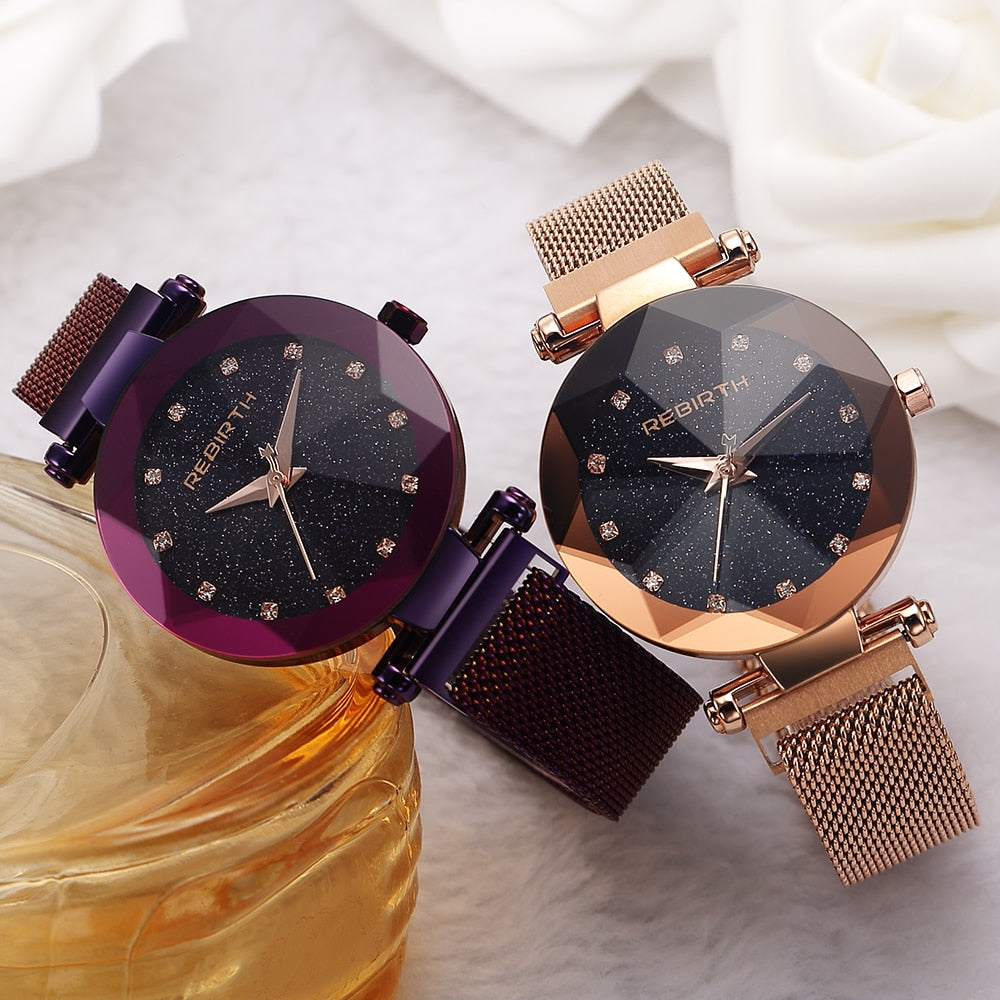 Women Watch Quartz Watch Mesh Steel Wristwatch Fashion Ladies Watch Casual Female Clock Relojes Para Mujer Reloj para Mujeres