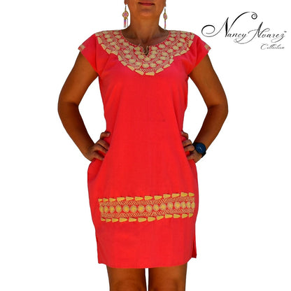 Mexican Embroidered Dress NA-TM-77000