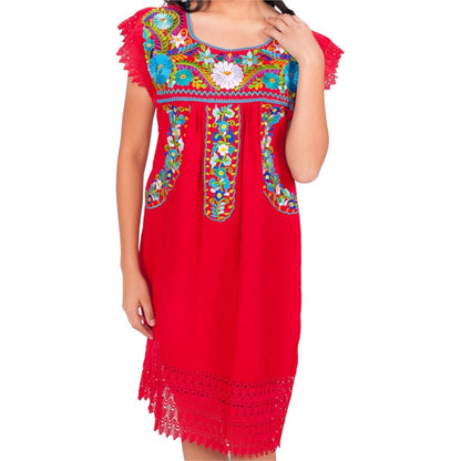 Mexican Embroidered Dress NA-TM-77138