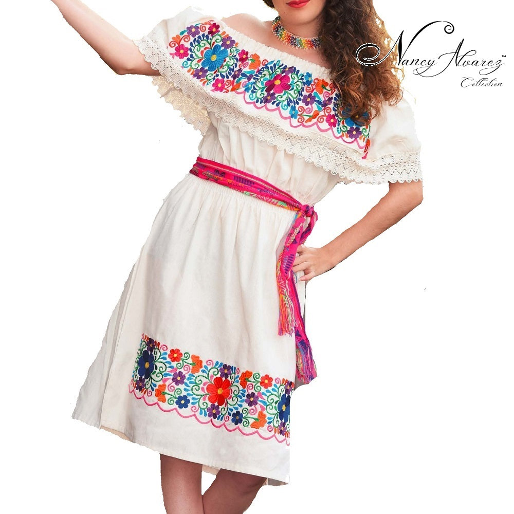 Mexican Embroidered Dress NA-TM-77301