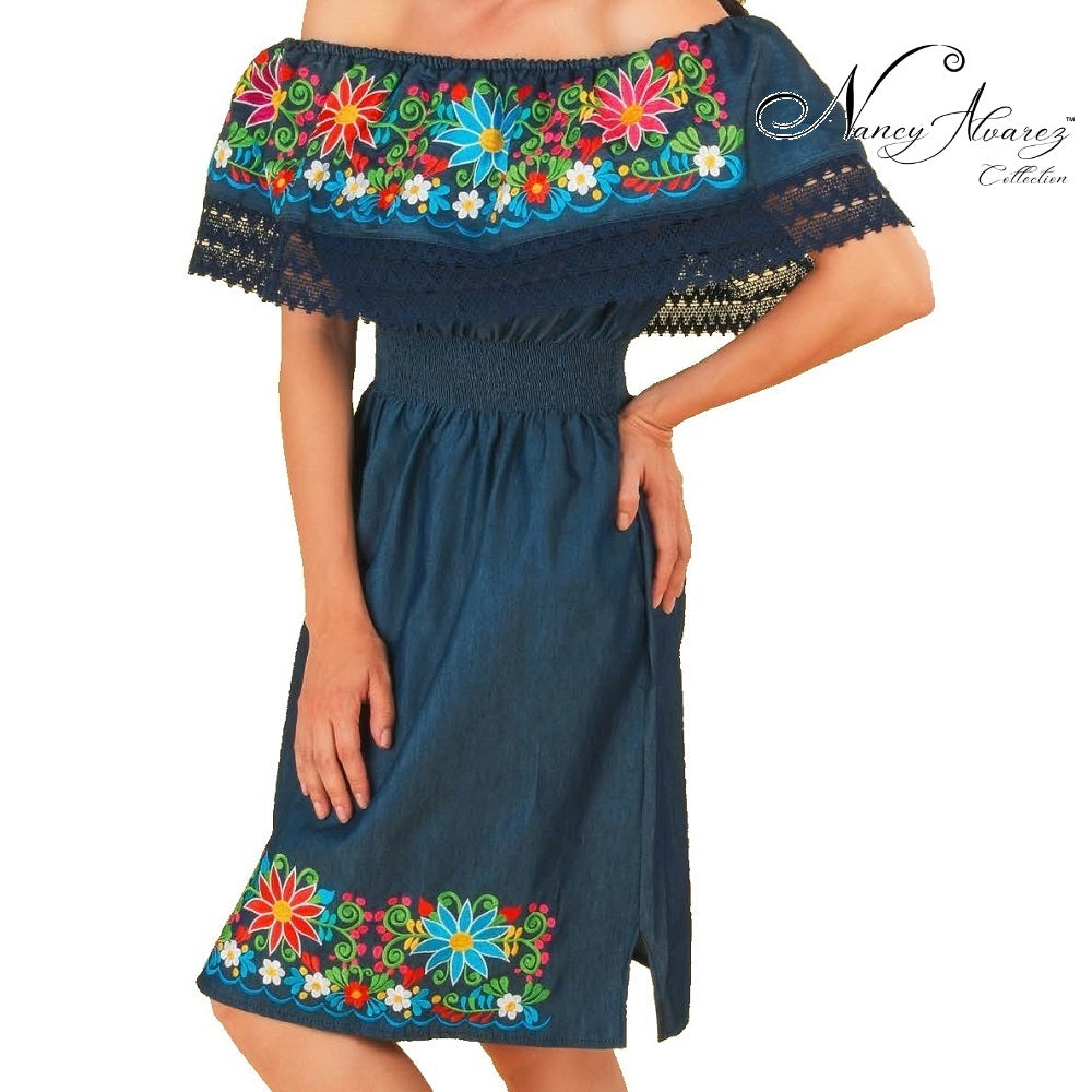Mexican Embroidered Dress NA-TM-77304