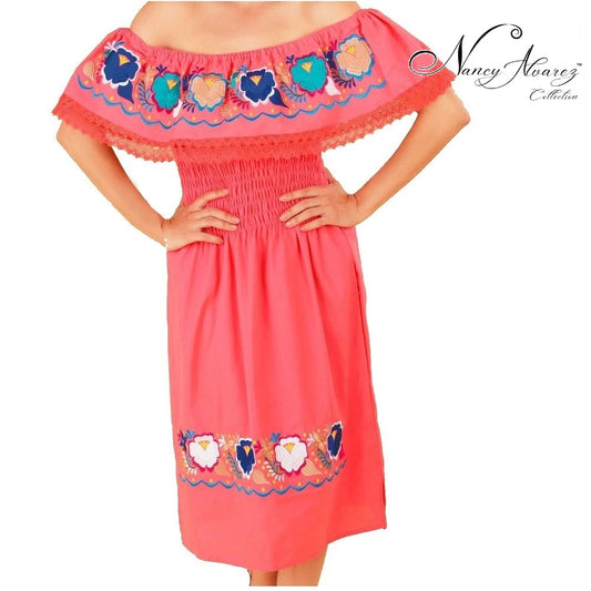 Mexican Embroidered Dress NA-TM-77306