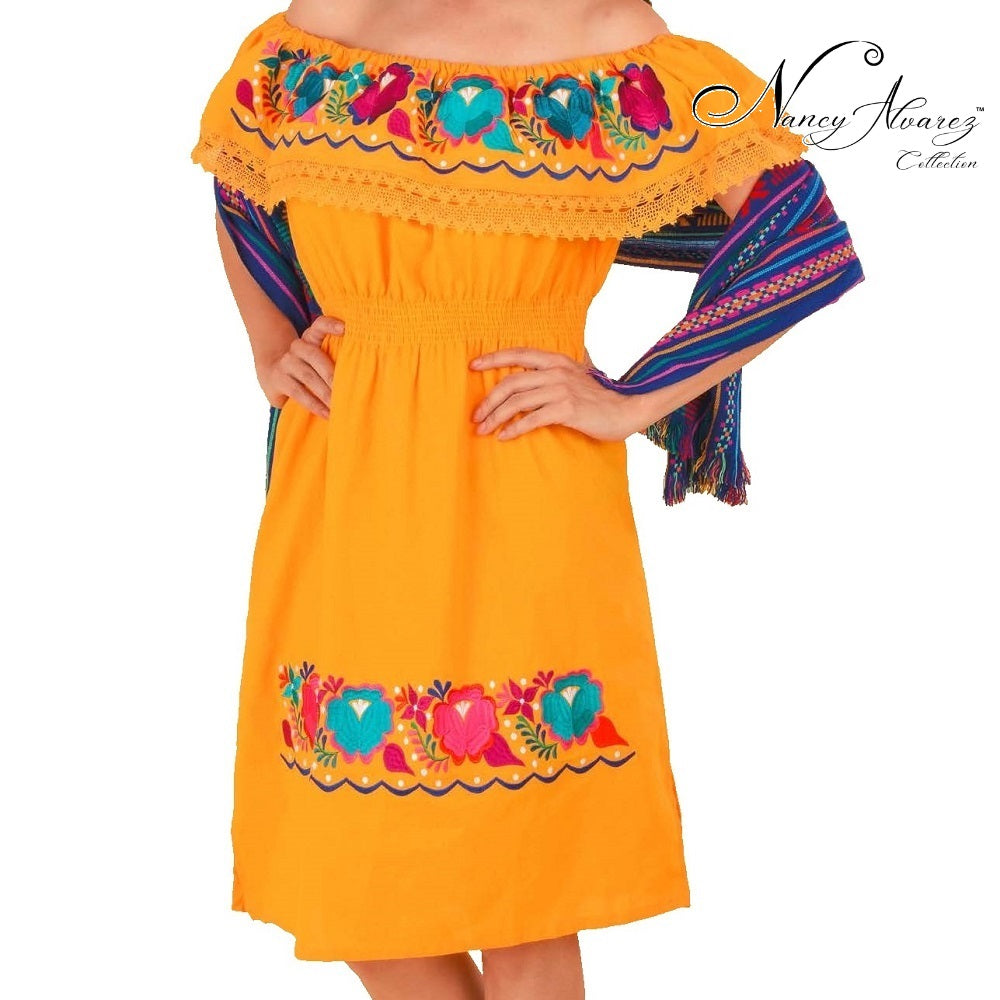 Mexican Embroidered Dress NA-TM-77307
