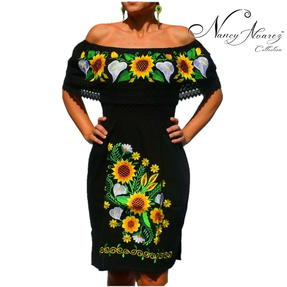 Mexican Embroidered Dress NA-TM-77315