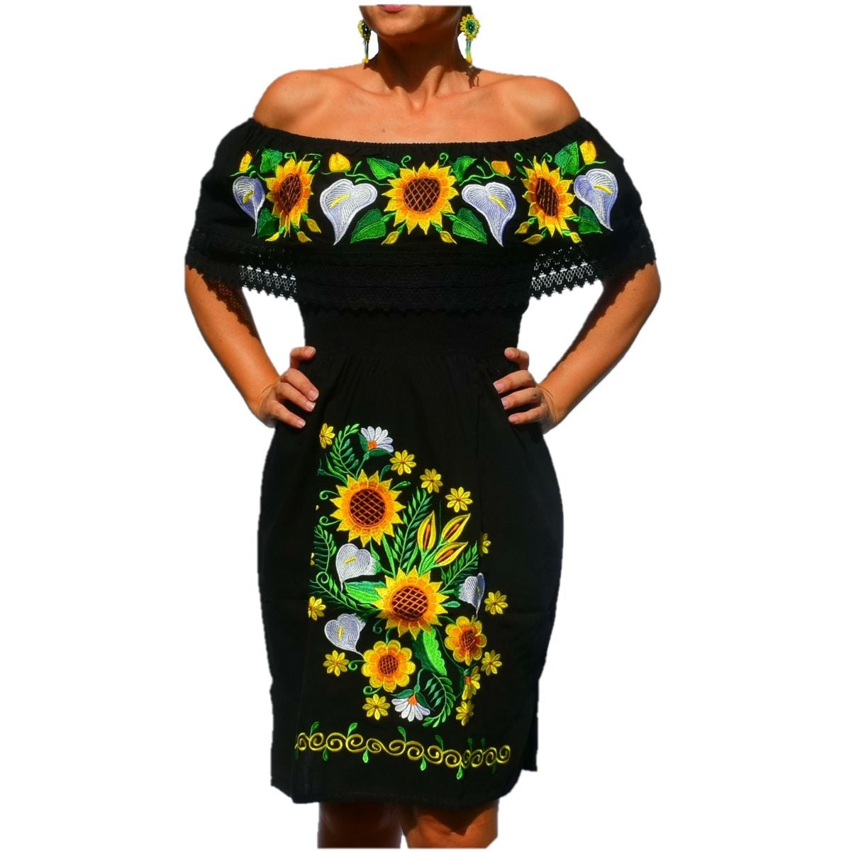 Mexican Embroidered Dress NA-TM-77315