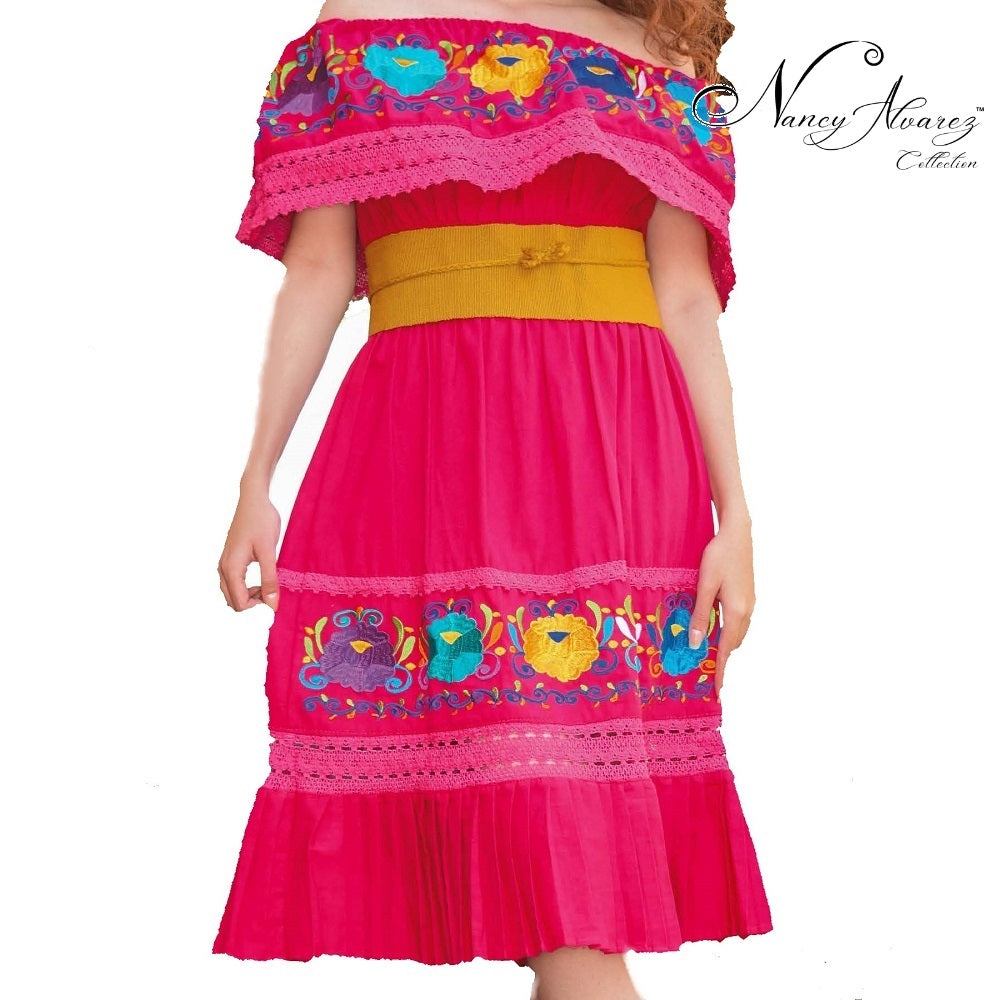 Mexican Embroidered Dress NA-TM-77350