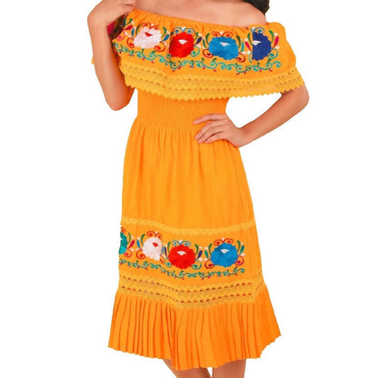 Mexican Embroidered Dress NA-TM-77351
