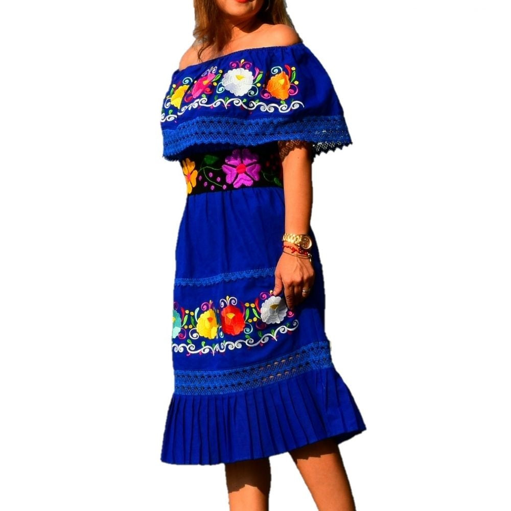 Mexican Embroidered Dress NA-TM-77352