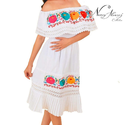 Mexican Embroidered Dress NA-TM-77353