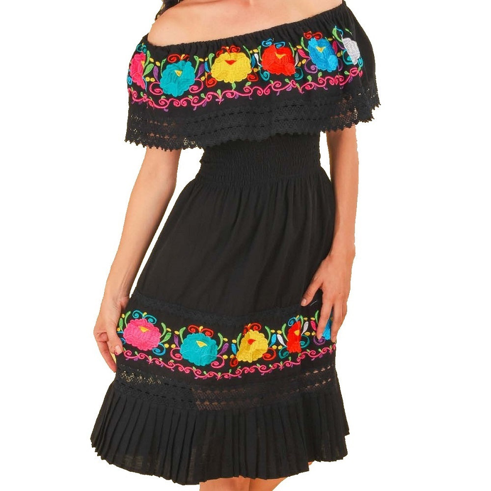 Mexican Embroidered Dress NA-TM-77354