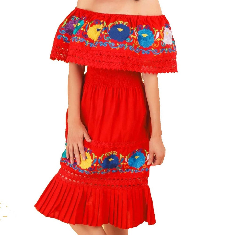 Mexican Embroidered Dress NA-TM-77355