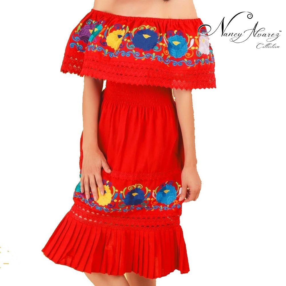 Mexican Embroidered Dress NA-TM-77355
