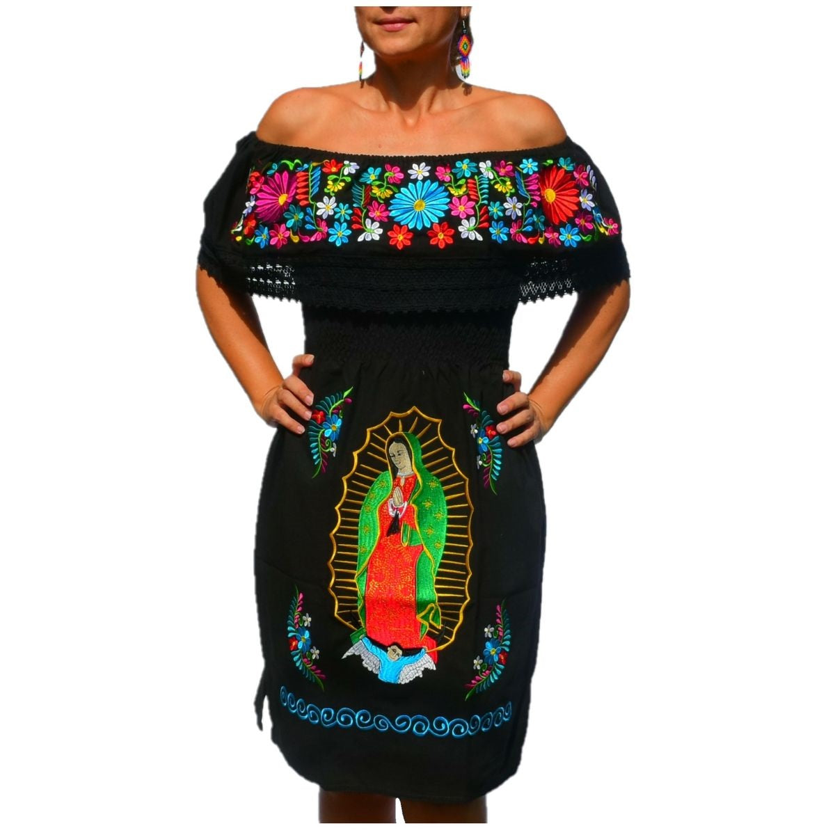 Mexican Embroidered Dress NA-TM-77361