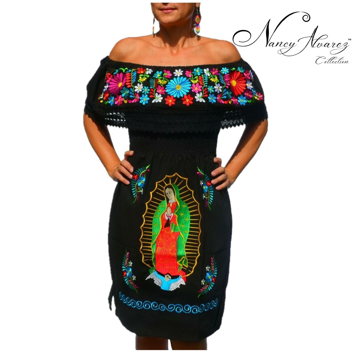 Mexican Embroidered Dress NA-TM-77361