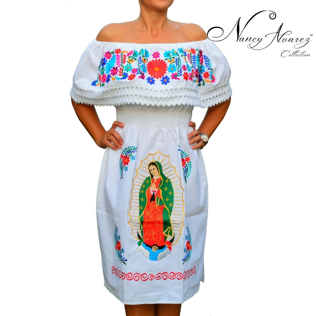 Mexican Embroidered Dress NA-TM-77362