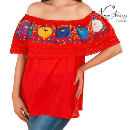 Embroidered Blouse NA-TM-77501