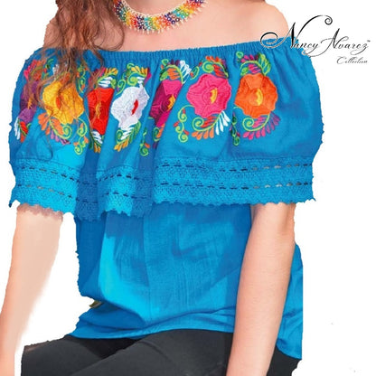 Embroidered Blouse NA-TM-77505