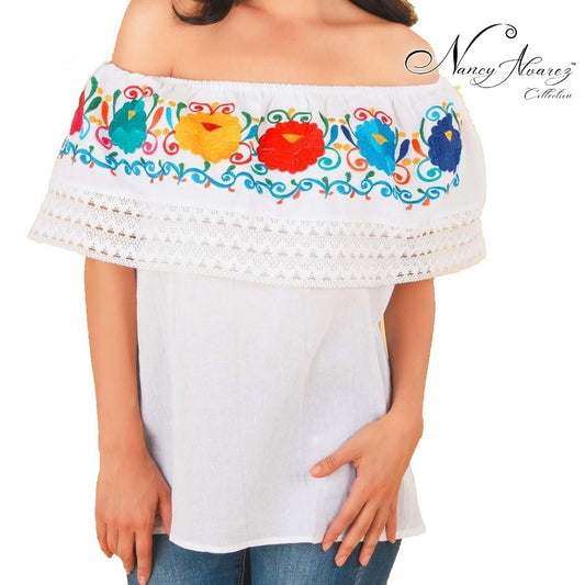 Embroidered Blouse NA-TM-77506