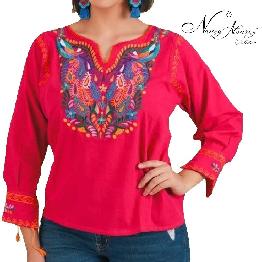 Embroidered Blouse NA-TM-77533