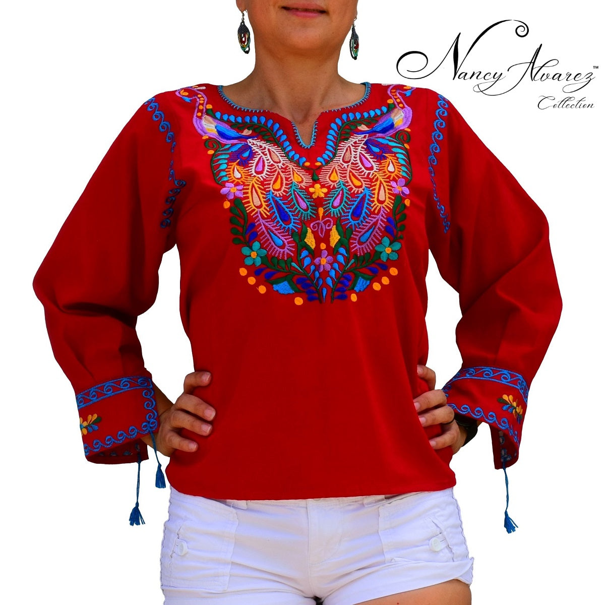 Embroidered Blouse NA-TM-77534