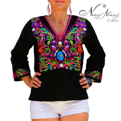 Embroidered Blouse NA-TM-77535