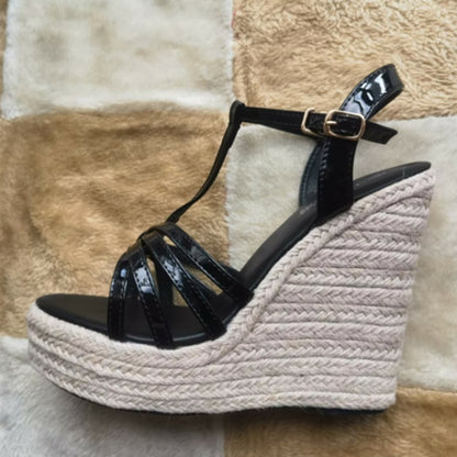Wedges for Women rope shoes heel platform sandals