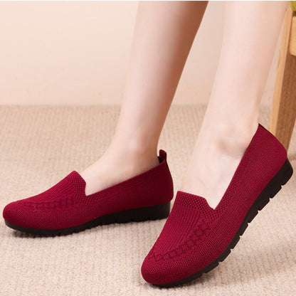 Sneakers Mesh Breathable Sneakers Women Breathable Light Slip Flat Casual Shoes Ladies Loafers