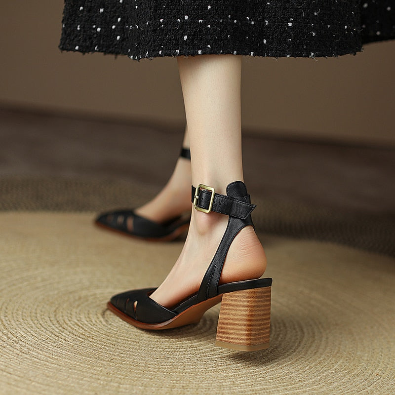 H&M Block-heeled Sandals | Foxvalley Mall